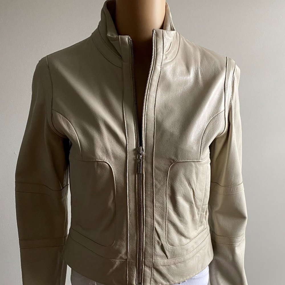 Wilsons Leather Cream Jacket